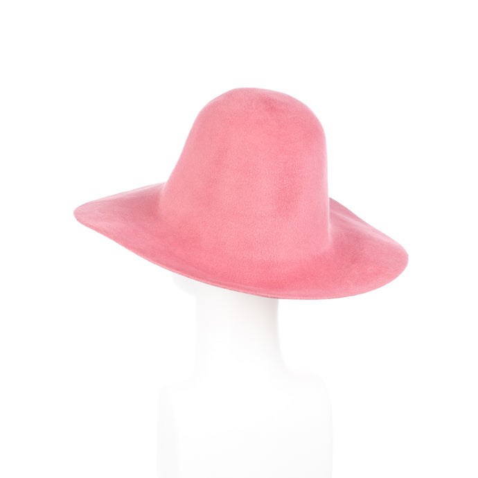 Millinery Supplies UK Old Rose Velour Peachbloom Flare